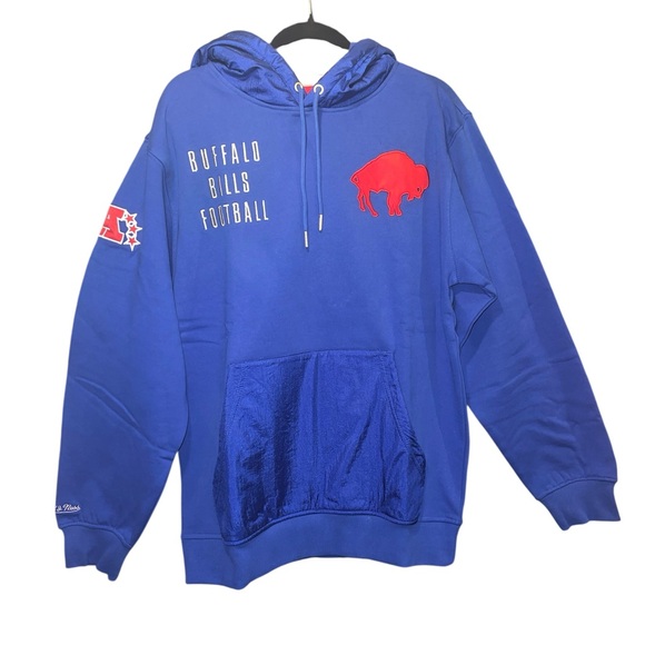 Mitchell & Ness Other - Mitchell & Ness Buffalo Bills Blue and Red Hoodie